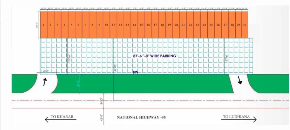 Aura Avenue Commercial, Khanpur