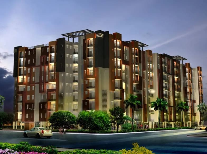 Sukriti Sai Yash Residency — Night view
