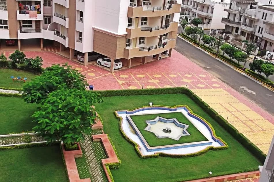 Neoteric Gulmohar City Apartment — Garden View