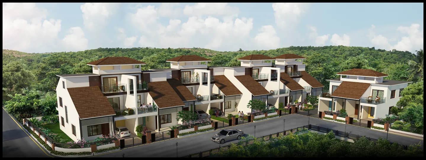 Vedant Hillside — Artistic Aerial View