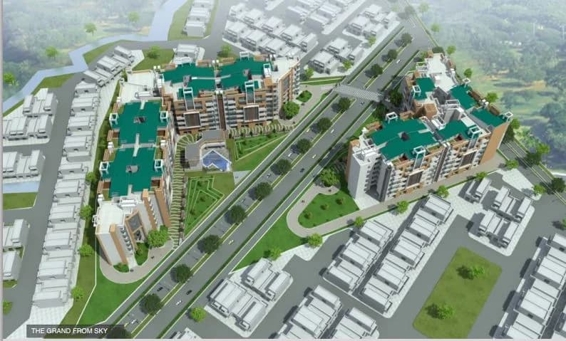 Shri Balaji Swastik Grand — Aerial view