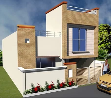 Mega City — Front Elevation