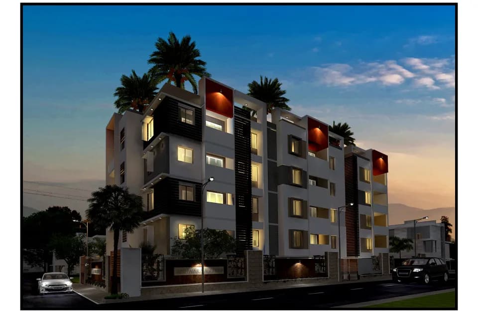 Coral Crest Aiswariya Aarav, Saibaba Colony 