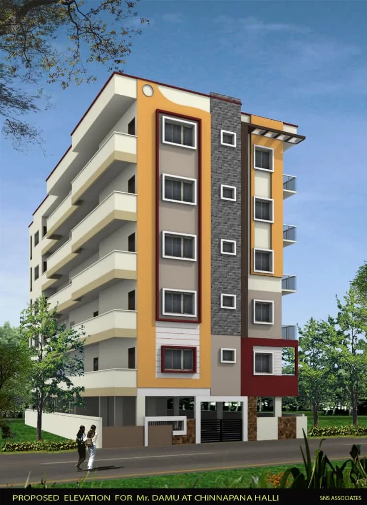 SS Siri Apartments, AECS Layout