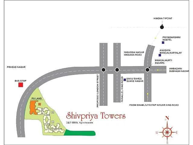 Shri Shivpriya Towers — Location Plan