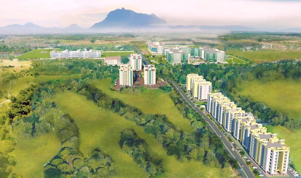 INCA Sri Ragavendra Garden — Aerial view