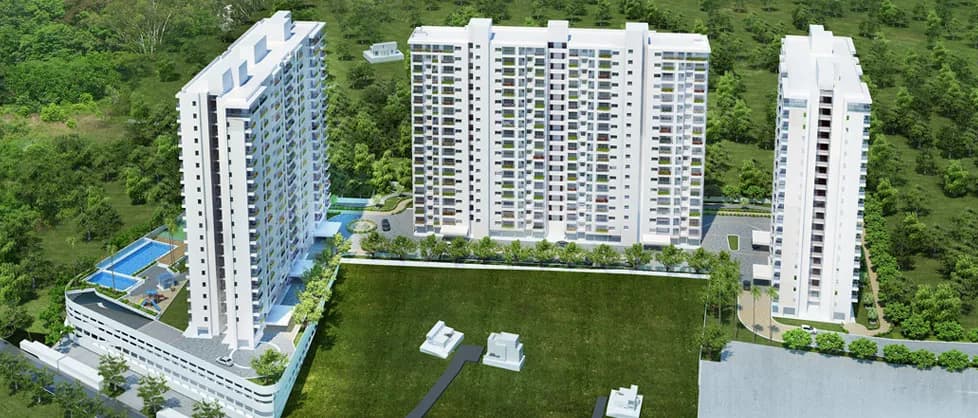 Godrej Alpine — Aerial View