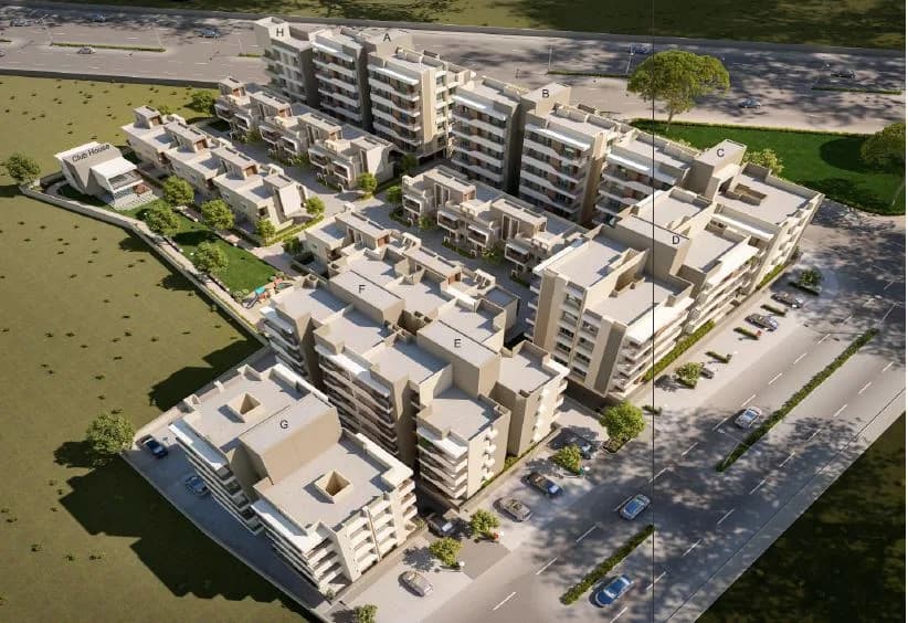 Shivam Rudraksh Bliss — Artistic Aerial View