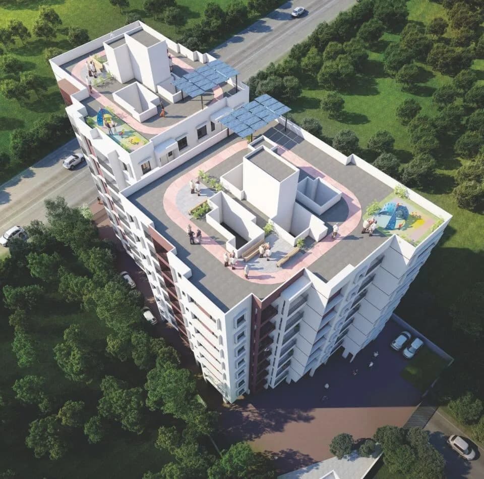 Shreevastu Residency — Aerial View