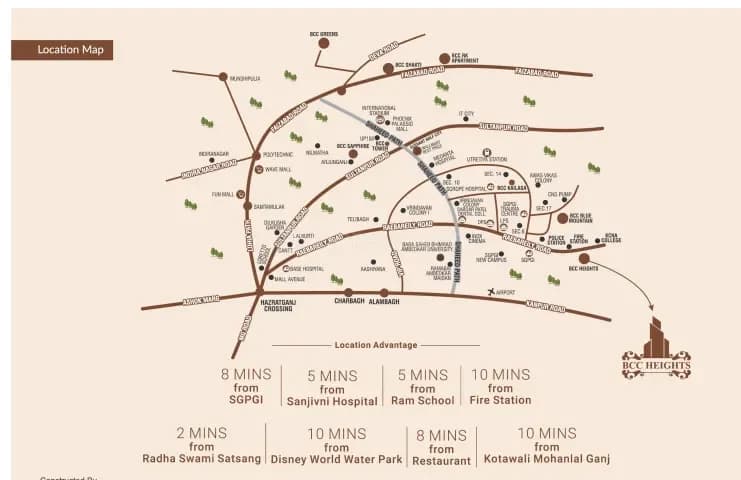 Shri Balaji BCC Heights, Raebareli Road