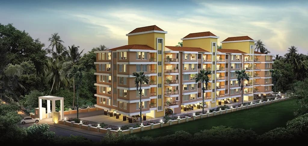 Kamat Prestige — Night Elevation