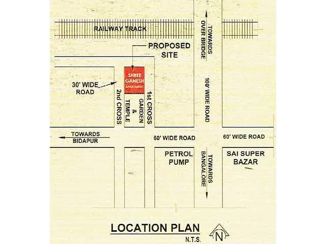 RK Shree Ganesh Apartment — Location Plan