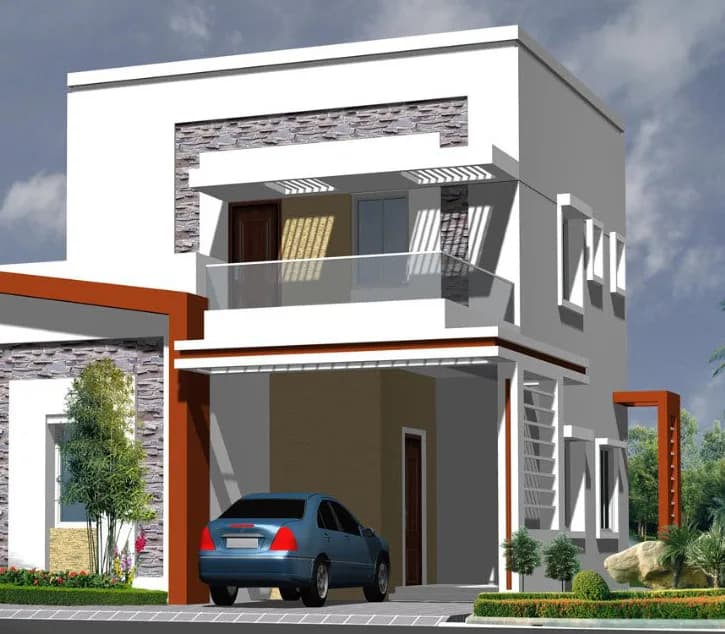 Sai Srushti Sangamam — Front Elevation