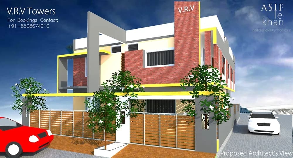 Adhithya VRV Towers — Elevation