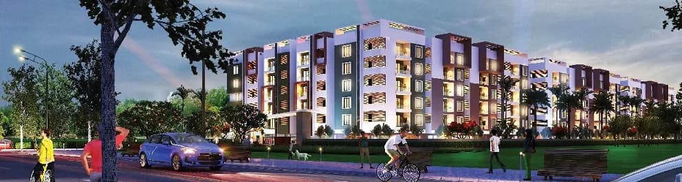 Sri KVR Kailash Heights — Night View