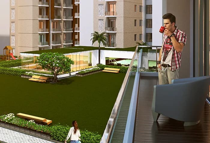 Upasana Centoria — Garden Area