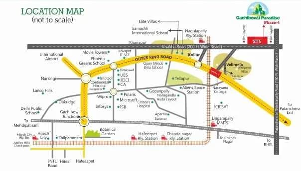 SRR Gachibowli Paradise 4, Patighanpur