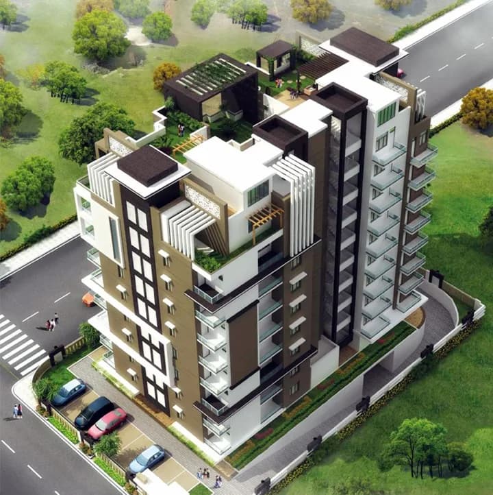 Guman Heights — Aerial View