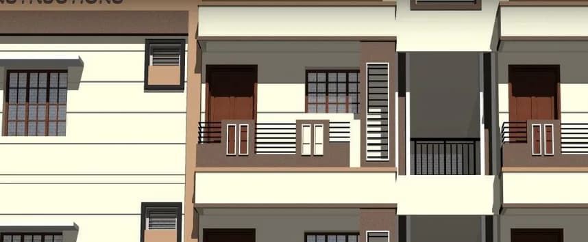 Keerthi Aarthi Residence — Front Elevation