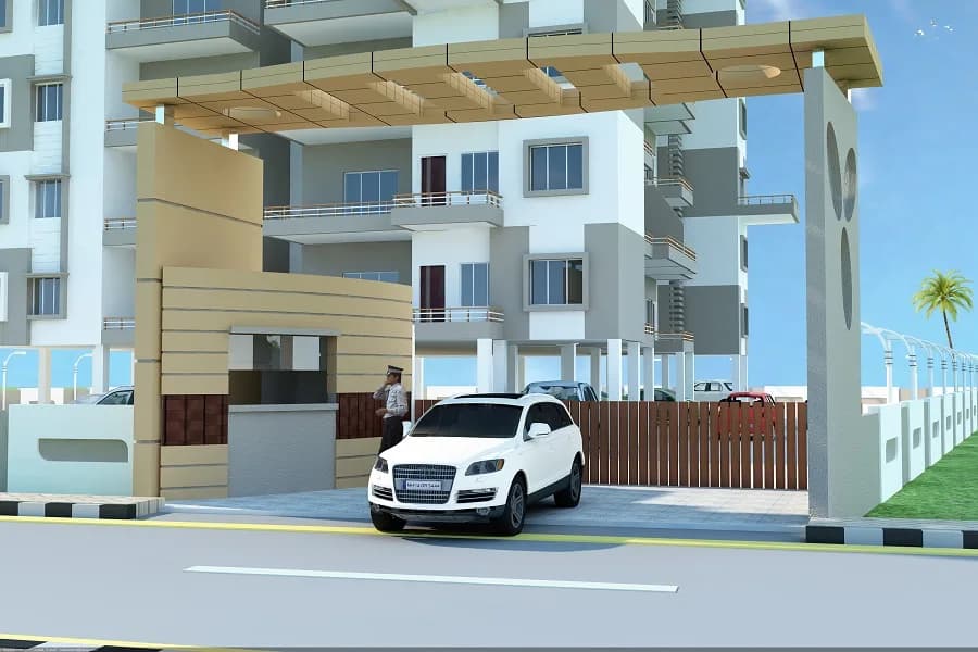 Sai Sahara Kumkum Residency — Entrance