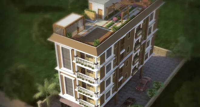 Shiven Mansion — Ariel View