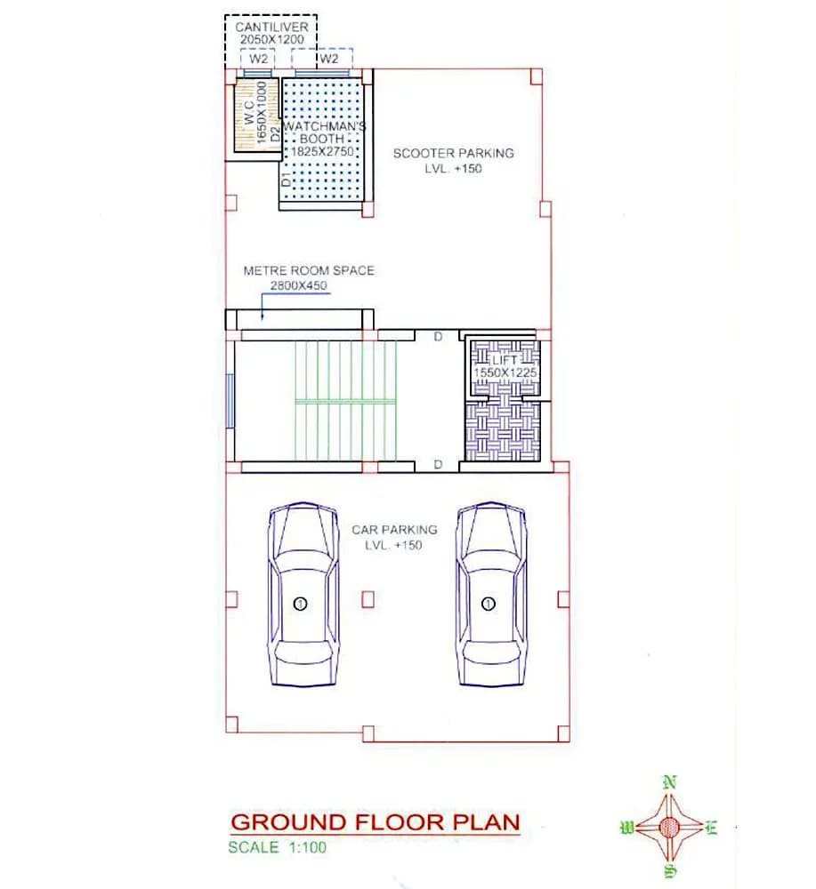 Jeet Willow — Car Parking Plan