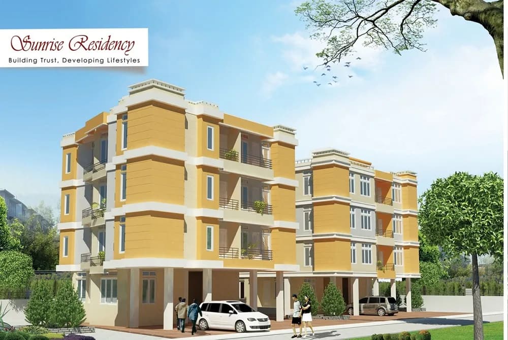 P and P Sunrise Residency, Hatigaon