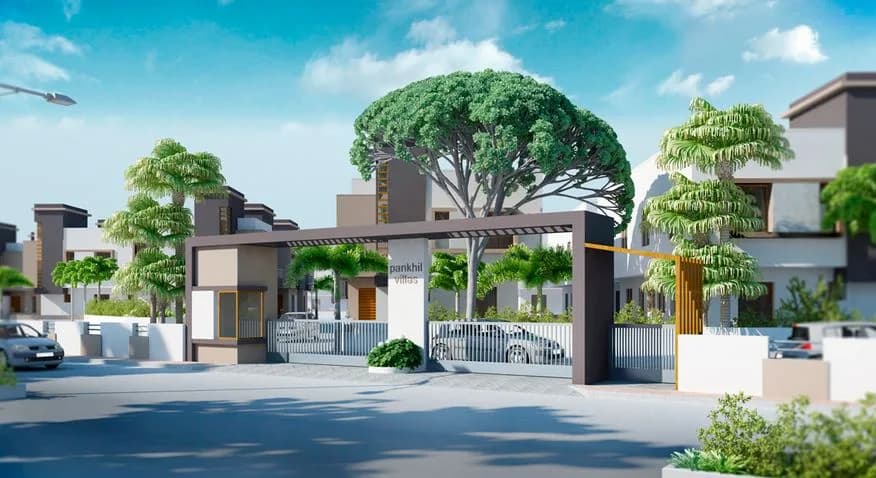 Pankil Villas — Artistic Entrance