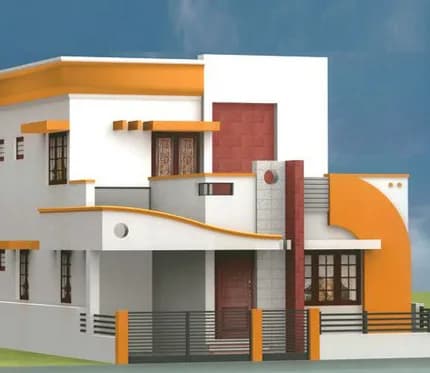 KGF Rainbow Villas — Front Elevation