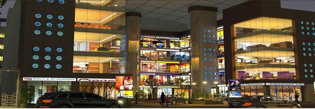 Hindva Shantiniketan Flora Business Hub — Night View