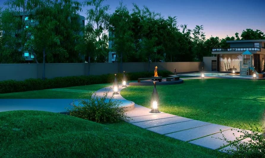 Ladani The Garden City B Lotus — Artistic Garden Area