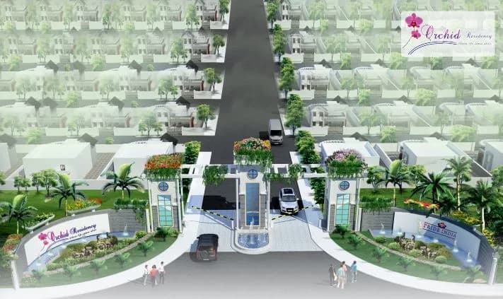 Pride India Orchid Residency — Entrance View