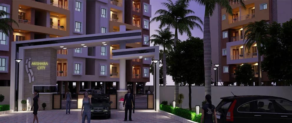 Akshara Platinum Tower — Night View
