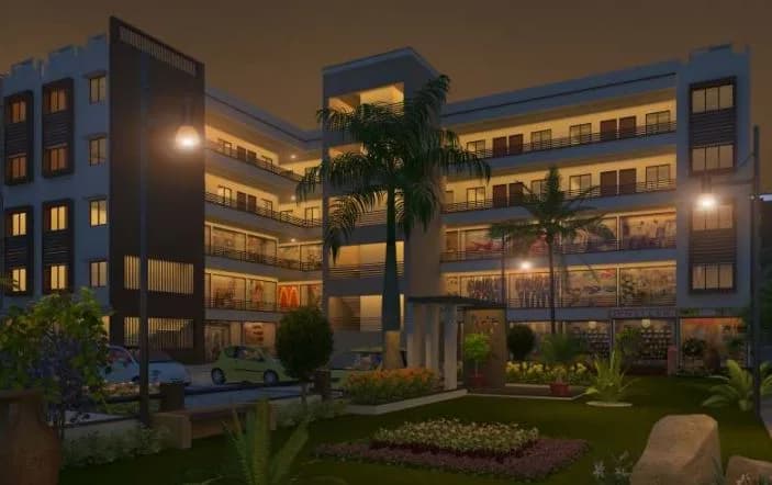 DBS Umang Narol — Night view