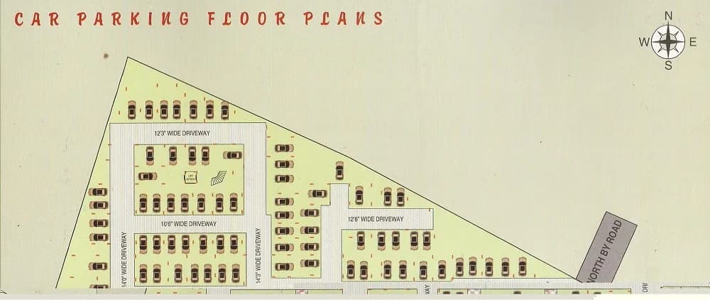 Siri SBM Residency — Car Parking Plan