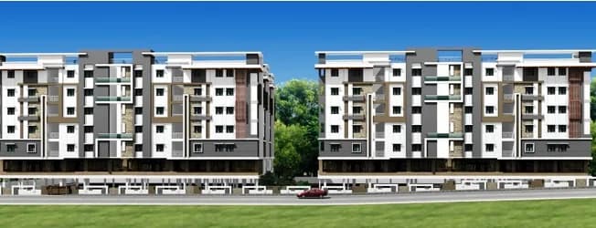 Srija Eco Valley — Front View