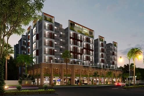 Gayatri Maitri Shiv Greens — Night View