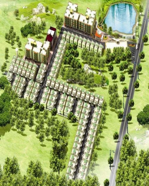 Imarat Green Villa — Aerial View