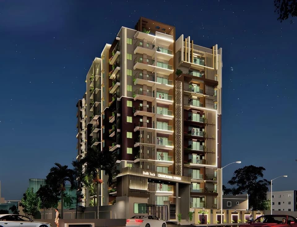 Built Chandana Tower, Korattur