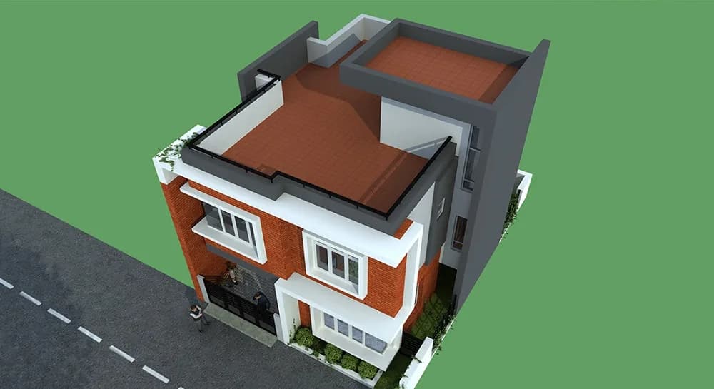 Mangal Shri Renga Villa — Elevation