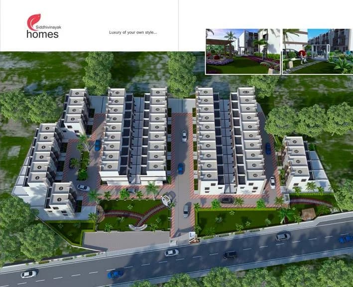 Vijay Siddhi Vinayak Homes — Artistic Aerial View