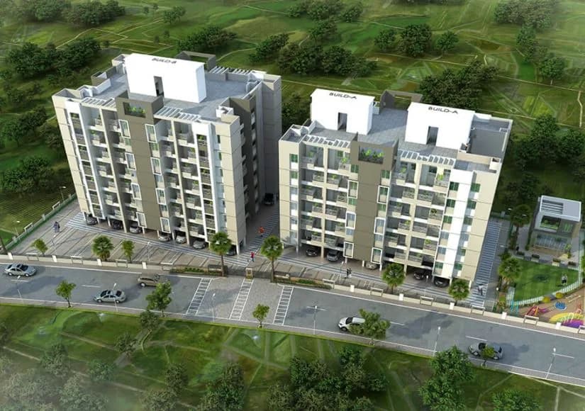 Relive Chaitraban Residency — Artistic Aerial View