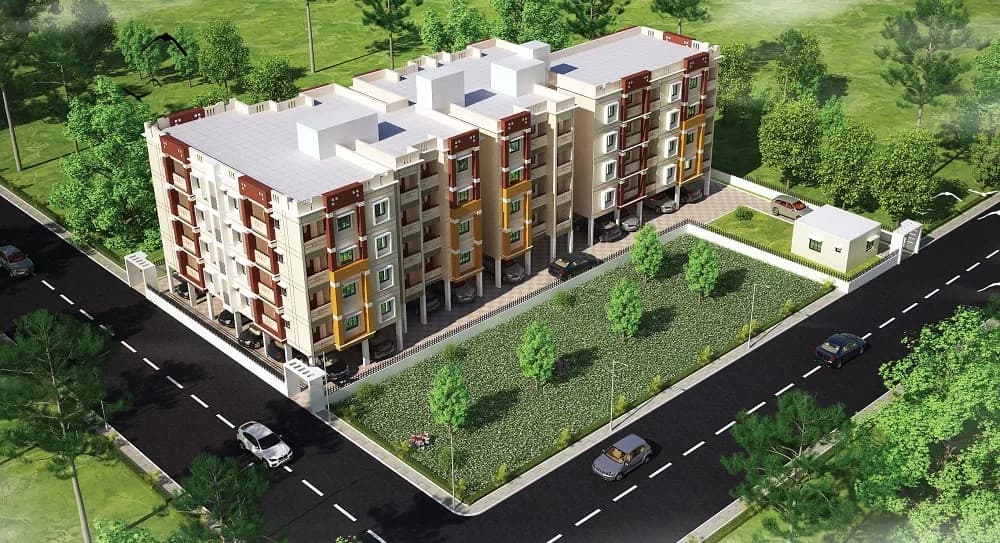 Shuvam Palace — Artistic Bird Eye View