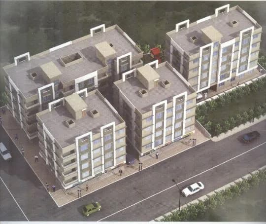 Tryambakesh 5 Star Residency — Aerial View