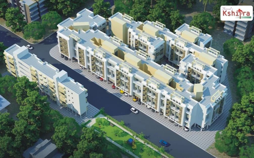 Marvel Kshipra Residency — Aerial View