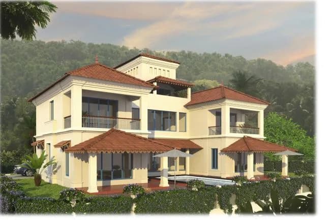 Sun Estates Sol Villas — Rear Elevation