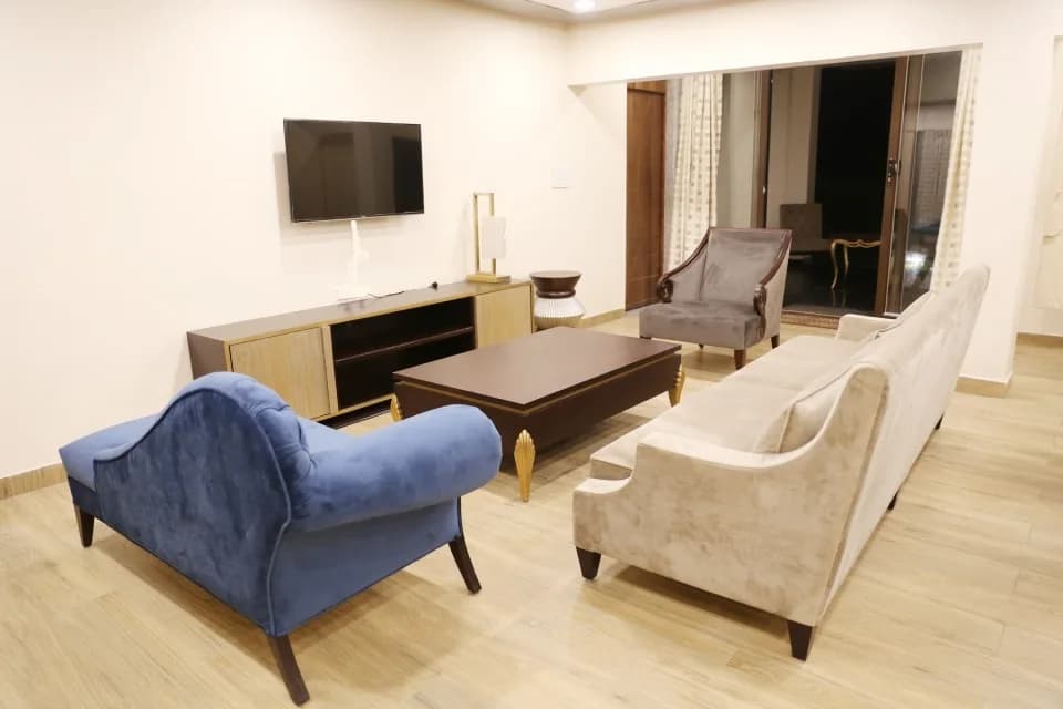 Nirvana Bungalows and Plots — Living Room