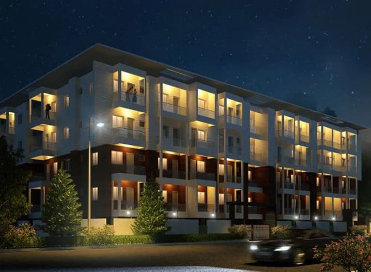 Shrinidhi Kanhaiya Residency — Artistic Night View