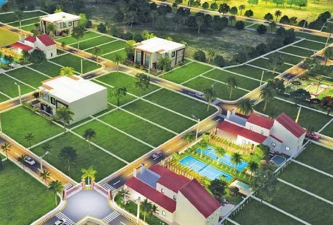 Arsalan Gomiti Green Farm House — Aerial View