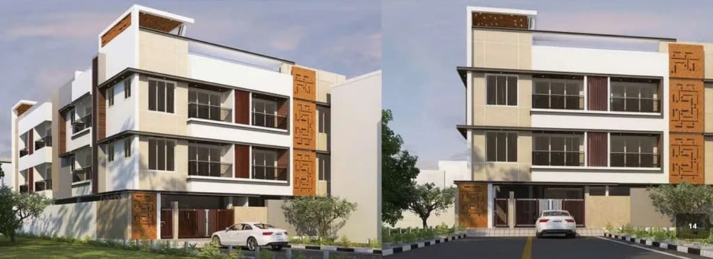 Blue Wall Swasthi Residency, New Colony
